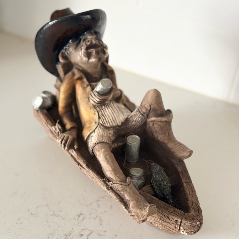 Vintage 1987 "Shade Tree Creations Fisherman" collectible
